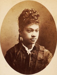 Carte de visite fiatal afro-amerikai nőről, 1870 körül