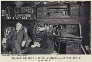 Charles Broadway Rouss, milliomos nagykereskedő (f/w fotó) alkotó: American Photographer