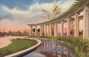 Chicago: Pergola a Douglas Parkban (színes fotó) alkotó: American Photographer