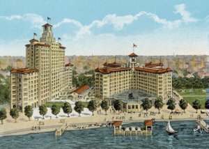 Edgewater Beach Hotel (színes fotó) alkotó: American Photographer