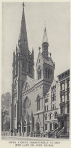 Fifth Avenue Presbyterian Church, a néhai Dr. John Hall