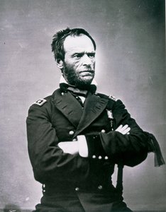William T. Sherman tábornok (1820-91) (fekete-fehér fénykép) alkotó: American Photographer