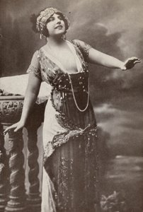 Geraldine Farrar, mint "Tosca" (fekete-fehér fotó) alkotó: American Photographer