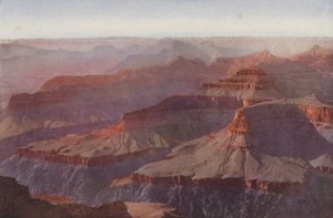 Grand Canyon, Arizona, naplemente a Hopi Pointról (színes fotó) alkotó: American Photographer