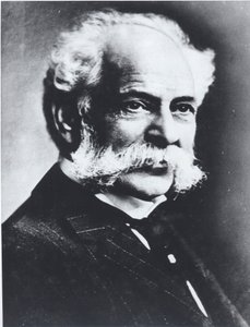 Henry J. Heinz, a feldolgozott élelmiszereket gyártó cég alapítója, 1900 körül (f/w fotó) alkotó: American Photographer