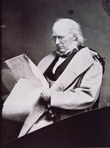 Horace Greeley (1811-72) (f/w fotó) alkotó: American Photographer