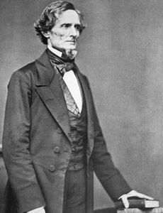 Jefferson Davis (1808-89) (f/w fotó) alkotó: American Photographer