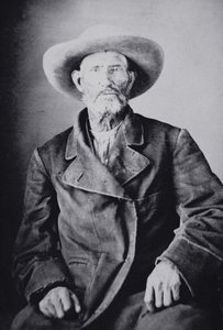 Jim Bridger (1804-81) (f/w fotó) alkotó: American Photographer