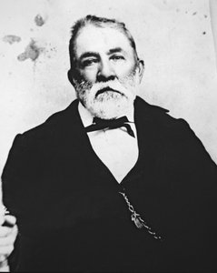 Roy Bean bíró (1825-1903) (f/w fotó) alkotó: American Photographer