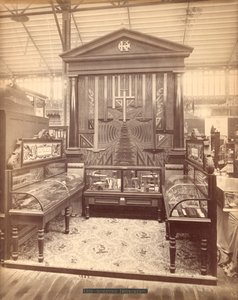 Kuffel & Essers Kiállítás, Főépület, Centenáriumi Nemzetközi Kiállítás, Philadelphia, 1876 (albumnyomat) alkotó: American Photographer