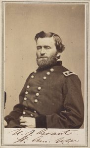 Ulysses S. Grant vezérőrnagy, a Szövetségi Hadsereg tisztje alkotó: American Photographer