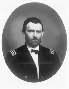 Ulysses S. Grant vezérőrnagy, 1866 körül (kromolitográfia) alkotó: American Photographer
