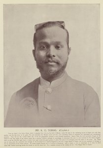 Mr K G Tobias, Ceylon