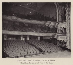 New Amsterdam Theatre, New York (fekete-fehér fotó) alkotó: American Photographer