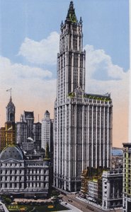New York: Woolworth Building (színes fotó) alkotó: American Photographer