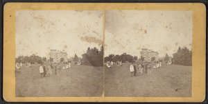 North Front and Lawn, Oneida közösség, New York állam, 1870 körül alkotó: American Photographer
