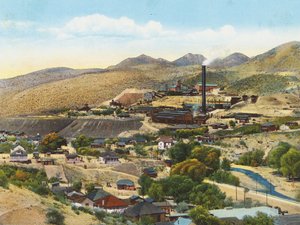 Old Dominion bánya és kohó, Globe, Arizona (színes fénykép) alkotó: American Photographer