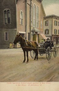 Orville Lawrence, Russell Sage társa a Wall Street-en az ötvenes években, St Johnsbury, Vermont, USA (színes fotó) alkotó: American Photographer