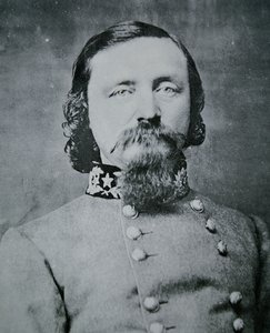 George Pickett tábornok portréja (f/w fotó) alkotó: American Photographer