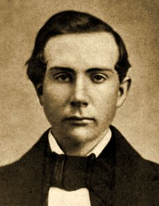 John D. Rockefeller 18 éves portréja, 1857