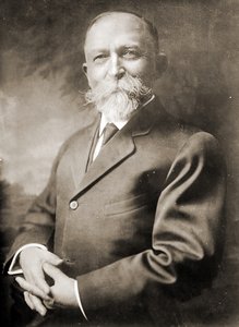 John Harvey Kellogg (1852-1943) portréja (szépia fotó)