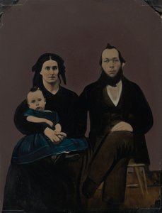 Családi portré,1860-as évek (fotó) alkotó: American Photographer