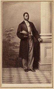 Férfi portré,1860-as évek (fotó) alkotó: American Photographer