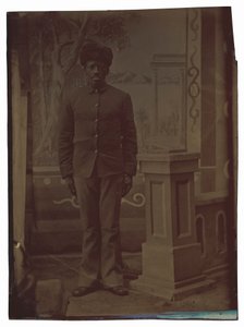 Egy katona portréja,c. 1880 (fotó) alkotó: American Photographer