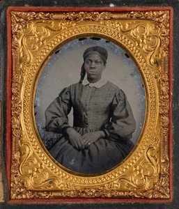 Egy nő portréja,c. 1860 (fotó) alkotó: American Photographer