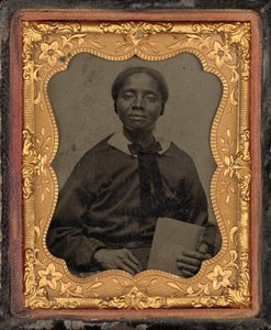 Egy nő portréja,c. 1860 (fotó) alkotó: American Photographer