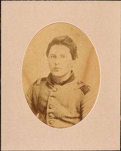 Azonosítatlan katona portréja (szepia fotó) alkotó: American Photographer