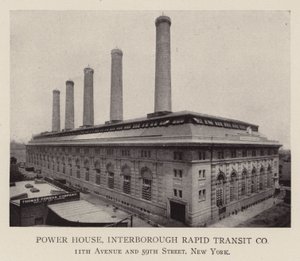 Power House, Interborough Rapid Transit Co. alkotó: American Photographer