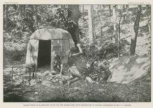 Fenyőág telephelyén felállított vakolatú kőbányacsoport alkotó: American Photographer