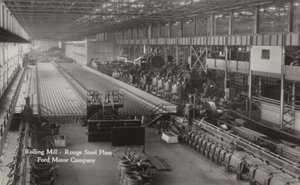 Hengermű, Rouge Steel Plant; Ford Motor Company, Dearborn, Michigan alkotó: American Photographer