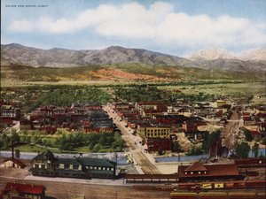 Salida és az Ouray-hegy (színes fotó) alkotó: American Photographer
