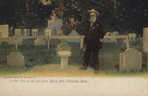A régi erőd helye, Burial Hill, Plymouth, Massachusetts (színes fénykép) alkotó: American Photographer