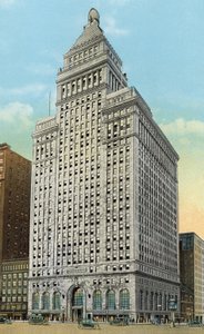 Straus épület, Michigan Boulevard, Jackson Boulevard (színes fotó) alkotó: American Photographer