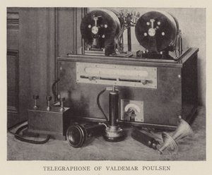 Valdemar Poulsen távírója (fekete-fehér fotó) alkotó: American Photographer