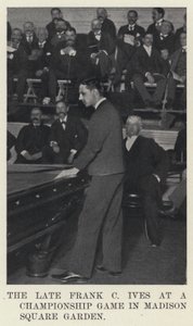 A néhai Frank C Ives egy bajnoki mérkőzésen a Madison Square Gardenben (f/w fotó) alkotó: American Photographer