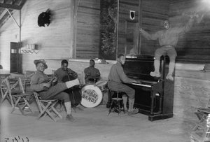 US Army Jazz Band, 1914-18 alkotó: American Photographer