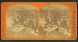 Amos Alcott képe a dolgozószobájában alkotó: American Photographer
