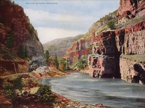 Walls of the Canon, Grand River (színes fotó) alkotó: American Photographer
