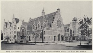 West End Collegiate Church, holland református, Seventy-Seventh Street és West End Avenue (f/w fotó)