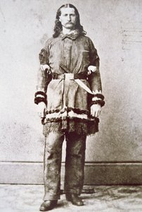 "Wild Bill" Hickok (1837-76) (f/w fotó) alkotó: American Photographer