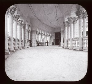 Worlds Columbian Exposition: Fisheries Colonade, Chicago, 1893 (lámpás csúszda) alkotó: American Photographer