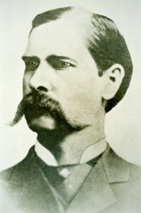 Wyatt Earp (1848-1929) 1886 körül (f/w fotó) alkotó: American Photographer