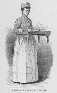 A Bellevue kórházi nővér (litho) alkotó: American School