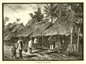 Egy utca Penangban alkotó: American School