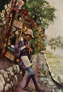 Egy japán játékkereskedő (színes litho) alkotó: American School