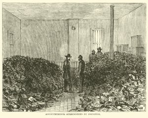 Johnston által átadott felszerelések, 1865. április alkotó: American School